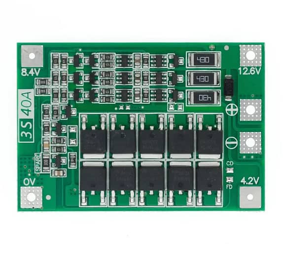 BMS 3S 20A Lithium Battery 18650 Charger BMS Protection Board 11.1V 1 12