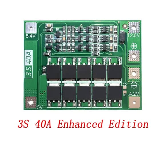 BMS 3S 20A Lithium Battery 18650 Charger BMS Protection Board 11.1V 1 15