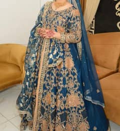 bridal dress/reception maxi/nikkah wear/bridal dress/barat lehnga