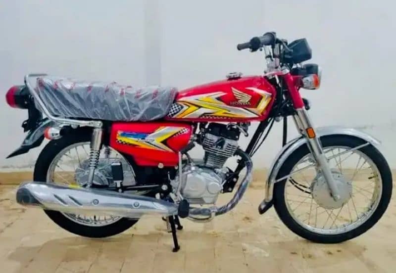 Honda cg 125 2025 zero meter hai 180kilometer hai 20din huwa liha hai 2