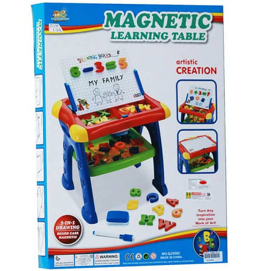 3 IN 1 Magnetic Learning Table Educational Toys Study Table 2