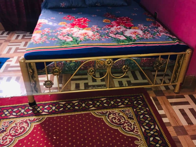 iron bed and sofa for sell 1