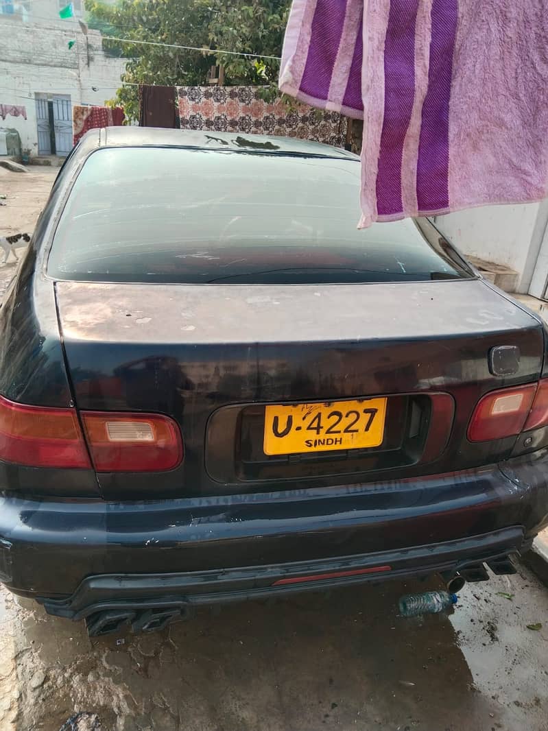 Honda Civic EXi 1992 sunroof variant 3