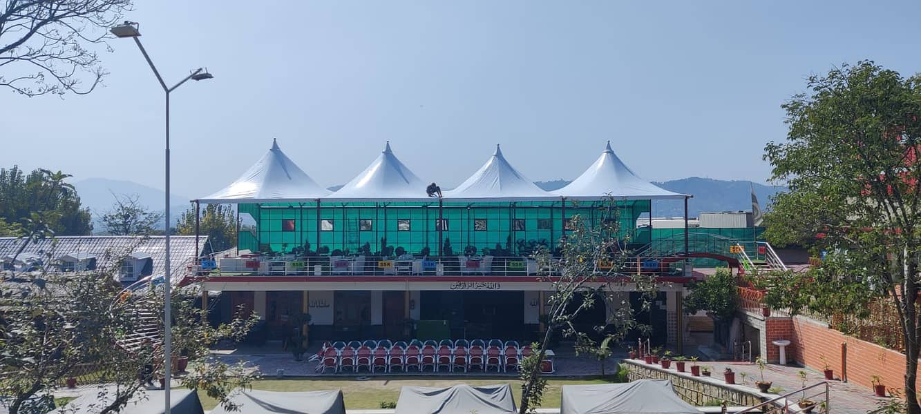 Parking Shed, shade for all purposes Tensile Canopy for Hotel Roof & 8