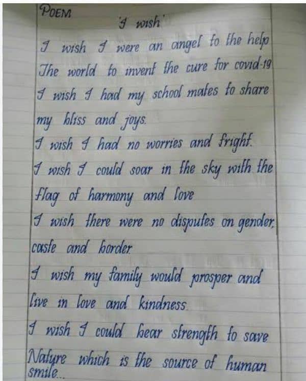 handwriting assignment work 0