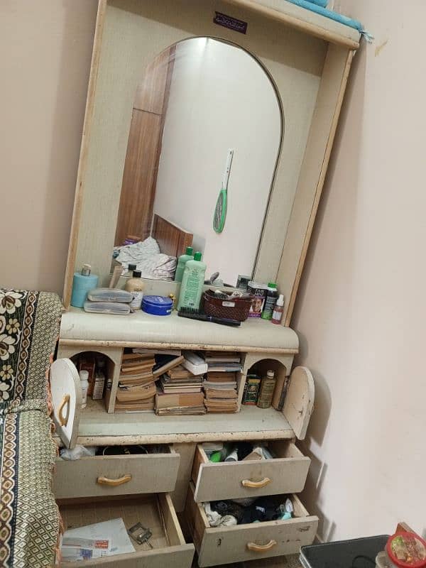 Almari Dressing Table and Side Tables for sale. 3