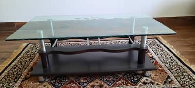 Glass Top Centre Tables in Good Condition ** Price is Negotiable **