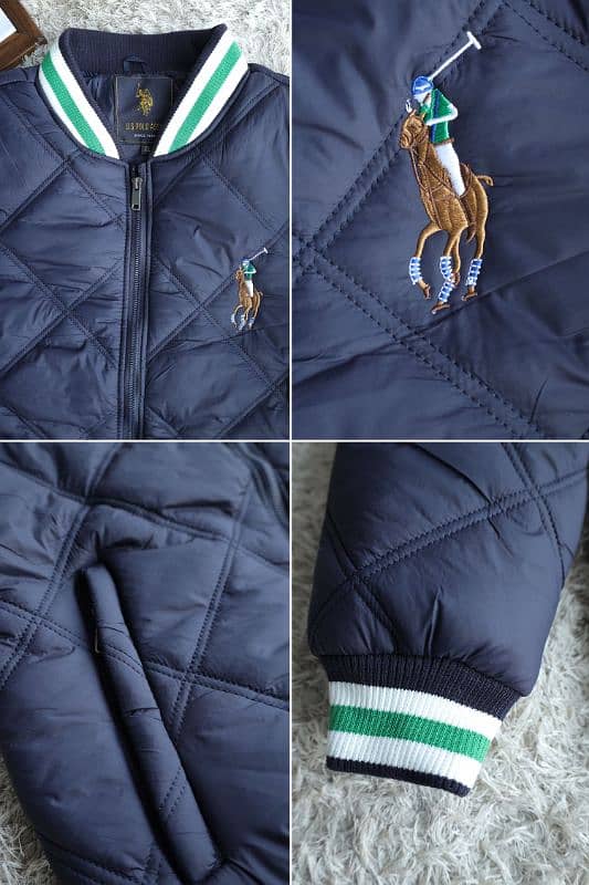 Polo Rib Collar Imported Puffer Jacket 5