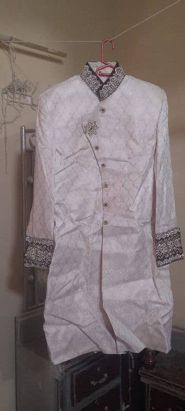 Wedding sherwani with kurta only 1 time used 0