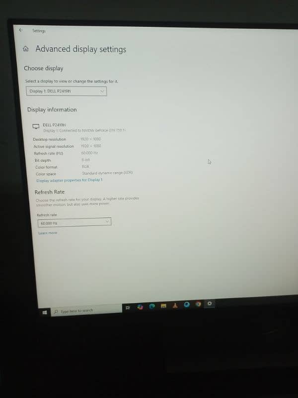 dell p2419h lcd monitor for sale. 1