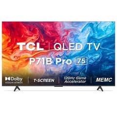 TCL 75" LED AVAILABLE ON EASY INSTALMENT