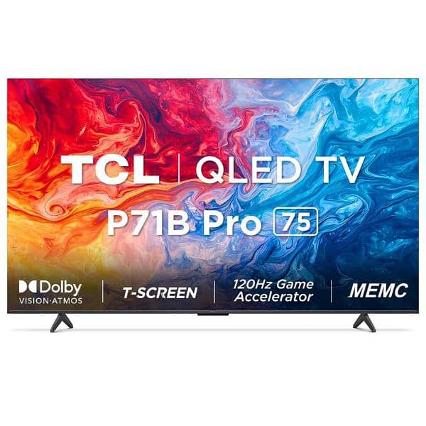 TCL 75" LED AVAILABLE ON EASY INSTALMENT 0