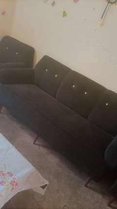 sofa set black Matt color 3,,1,1