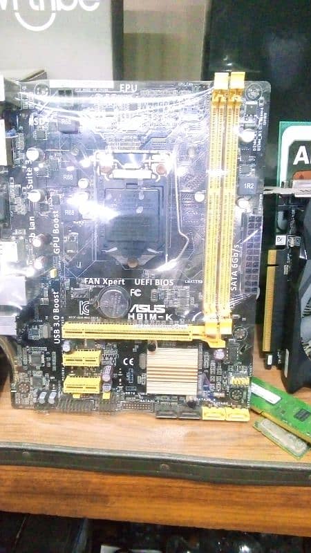 Core i7 4gen processer and h81 Asus board 2