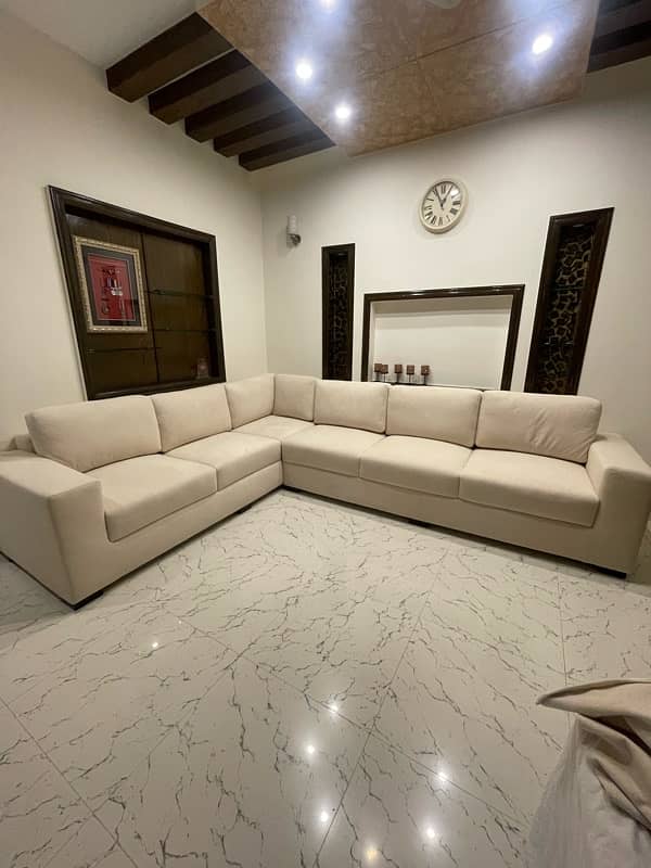 6 Seator Sofa Set L-Shaped Sofa for Sale \ Wooden Sofa \ Luxury Sofa 2