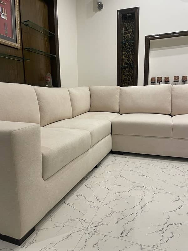 6 Seator Sofa Set L-Shaped Sofa for Sale \ Wooden Sofa \ Luxury Sofa 4