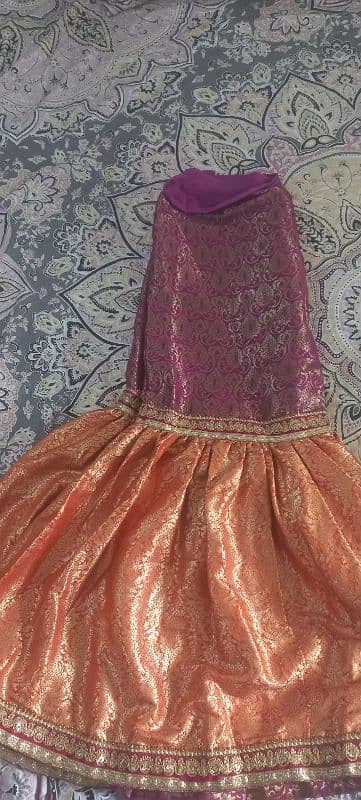 preloved gota work gharara 3 piece 9