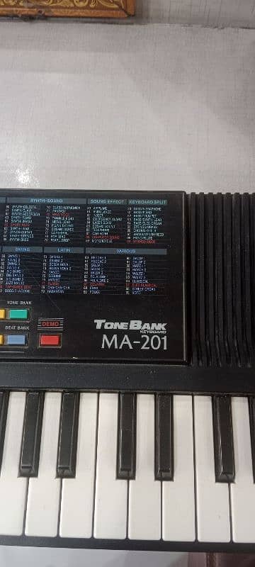 casio piano model number MA-201 2