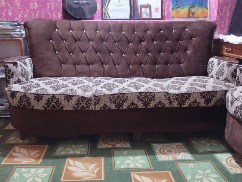 5 Seater Sofa Set in Molty Foam Making 2