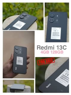 Redmi 13c 4 128 woth box & charger