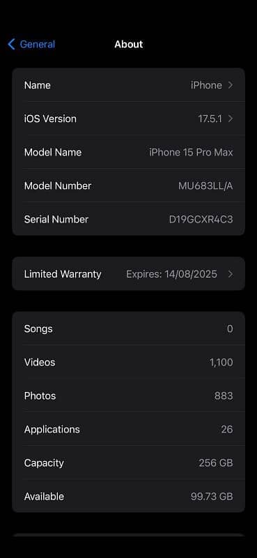 Iphone 15 pro max Jv without box 3