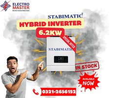 Stabimatic 6.2KW Solar Inverter | Hybrid | Dual Output