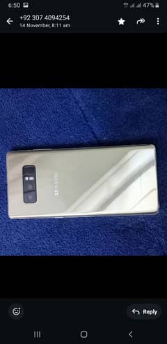 samsung note 8 pta aproved