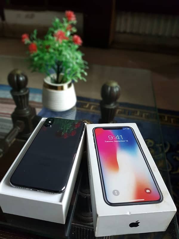 iphone x (256)(gb) pta approved 0