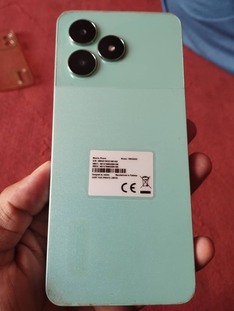 Realme C51 with original box and charger fast charger 10/10 condition 7