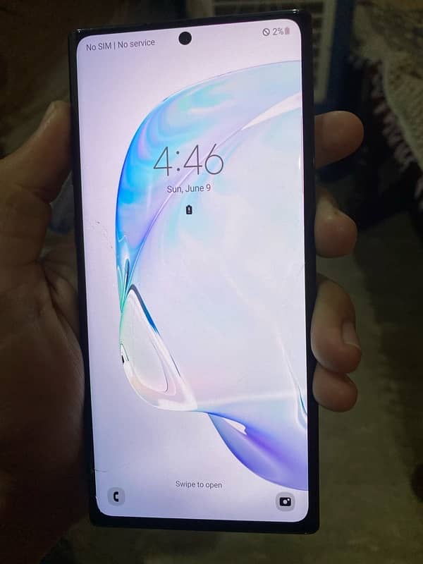 Samsung note 10 plus 8/256 1