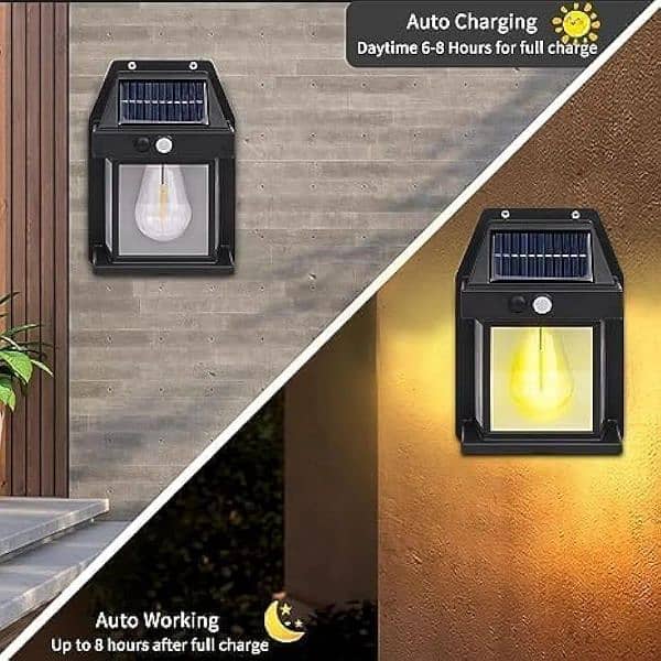 solar motion sensor outdoor wall light 3