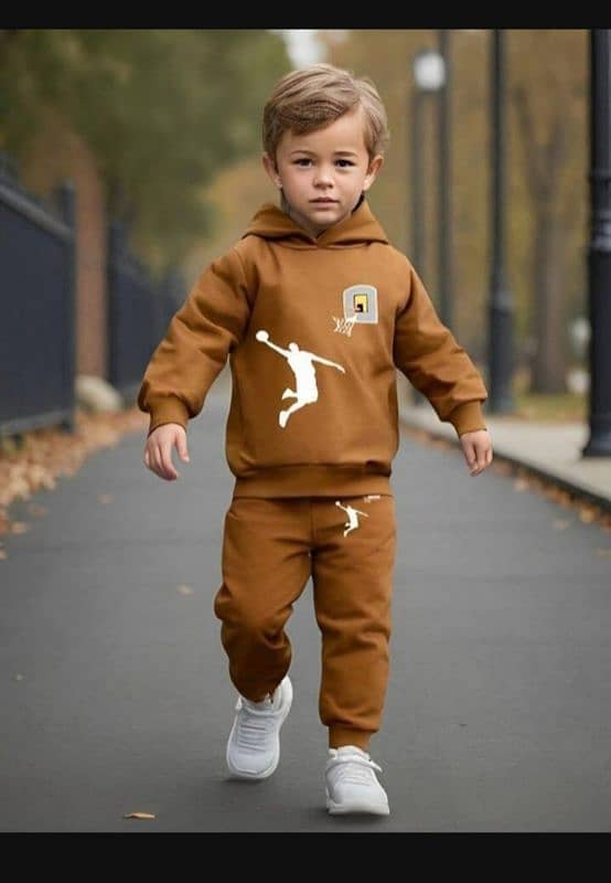 Boys micro printed tracksuit 0