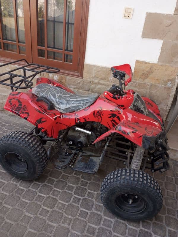 ATV quad bike four wheel off road on road 5