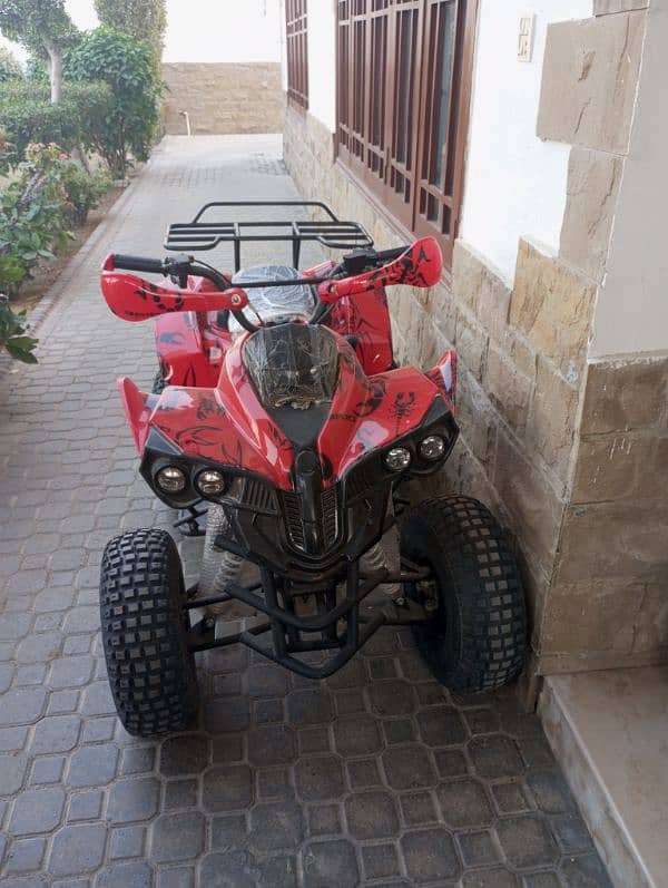 ATV quad bike four wheel off road on road 7