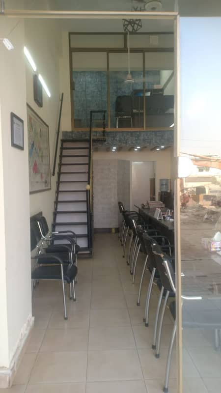 Fully Furnished Office For Rent In Saima Presidency , Safoora Chowrangy 2