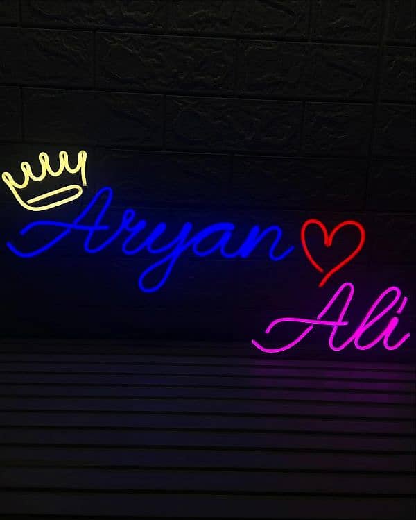 Neon Sign Light/ Double Name Neon Light 0