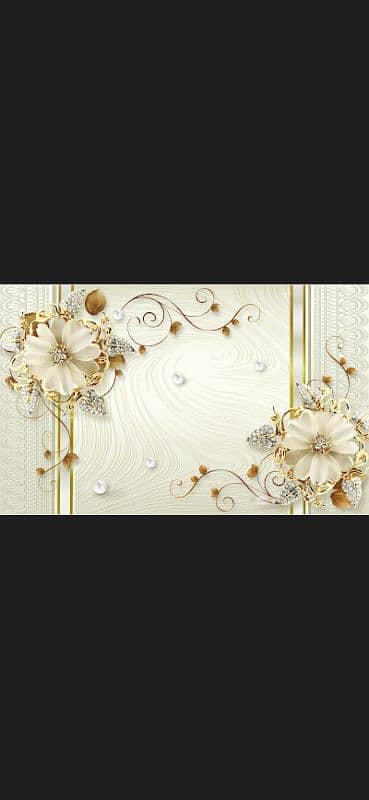 3D Flex wallpapers , PVC Paneling ,Fall Ceilling ,3d wallpaper Availab 12