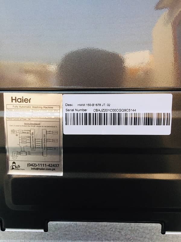 HAIER 15KG NEW AUTOMATIC 7