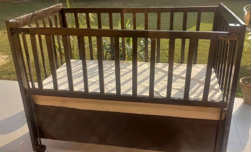 Wooden Baby Cot, Baby Crib, Kid's Bed 1