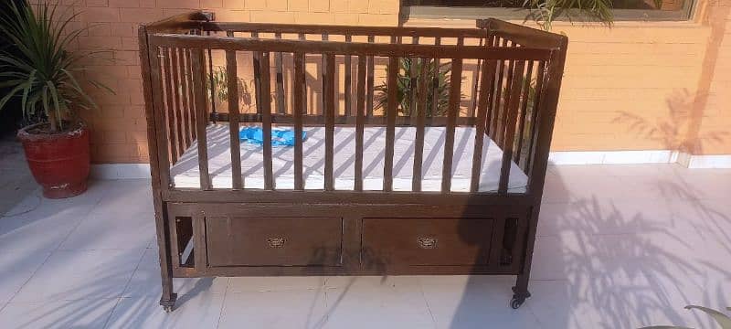 Wooden Baby Cot, Baby Crib, Kid's Bed 3