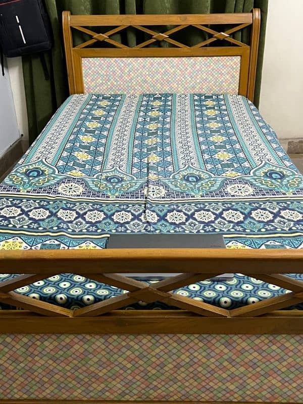 Two single bed sets with drawer and frame 7