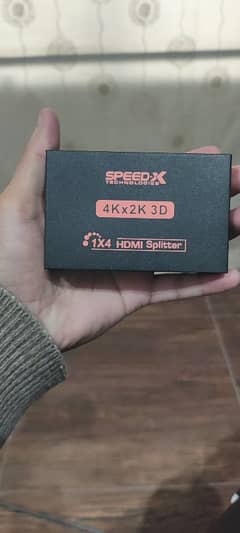 New Speed X hdmi splitter