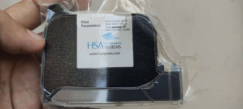 Handle printer solvent cartridges All machines 3