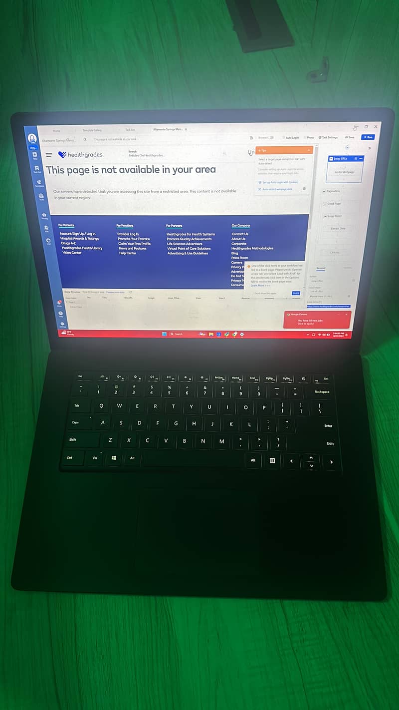 Surface laptop 3 15 inch little glass break 1