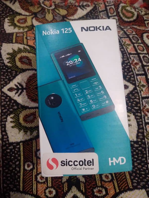 Nokia 125 4g mobile new mobile just Box open Dual sim 309 9547046 . 0