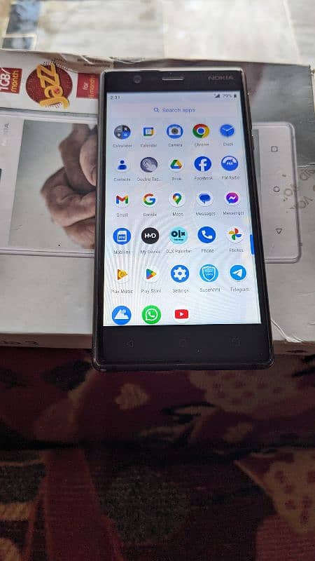 nokia 3 with box oirginal dual sim pta official approved 2