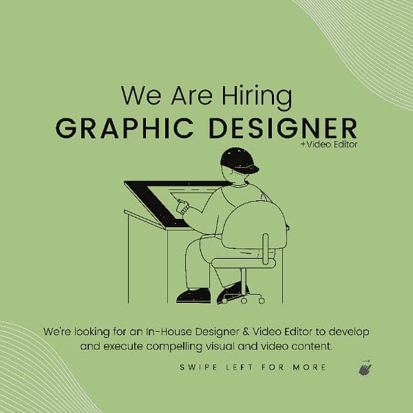 We are a Hiring Graphic Designer+video Editor 0