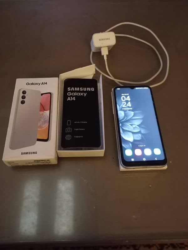 Samsung A14 4/128gb with full box 10/10 condition 7