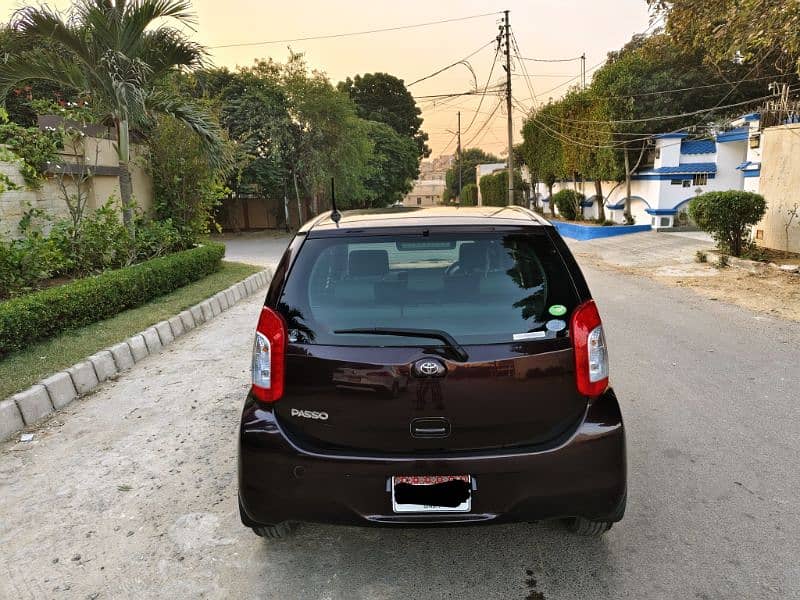 TOYOTA PASSOO XG 1.0cc MODEL 2014 REG. 2018 (B2B) ORIGINAL REDWINE CLR 4