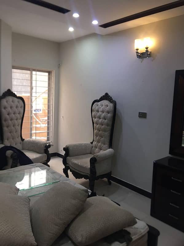 8 Marla Fully Furnished -House Available For Rent In Umar Block Bahria Town Lahore 3